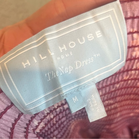 Hill House Ellie Nap Dress in Burgundy Botanical print size M - Picture 3 of 8